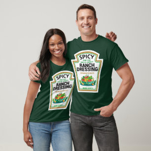 Ranch Dressing Group Condiment Family Matching T-Shirt