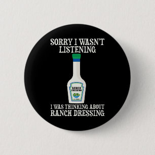 Ranch Dressing Ranch Salad Dressing Halloween Cond 6 Cm Round Badge