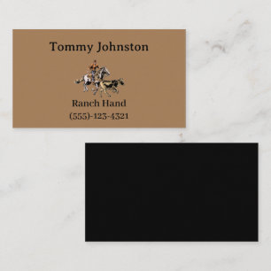 Ranch Hand  Business Card
