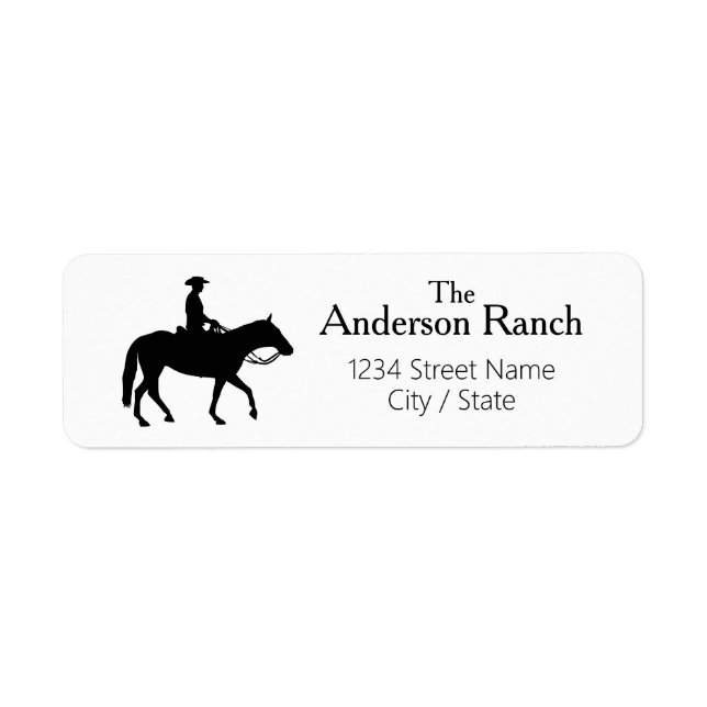 Ranch Return Address Labels (Front)