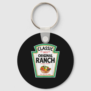 Ranch Sauce Green Salad Dressing Condiment Diy Hal Key Ring