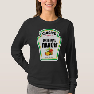 Ranch Sauce Green Salad Dressing Halloween Costume T-Shirt