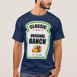 Ranch Sauce Green Salad Dressing Halloween Costume T-Shirt