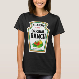 Ranch Sauce Green Salad Dressing Halloween Costume T-Shirt