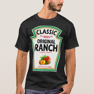 Ranch Sauce Green Salad Dressing Halloween Costume T-Shirt