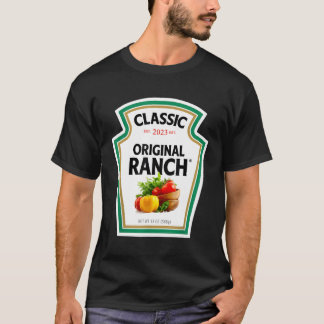 Ranch Sauce Green Salad Dressing Halloween T-Shirt