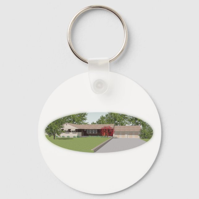 Ranch Style House: Key Ring (Front)