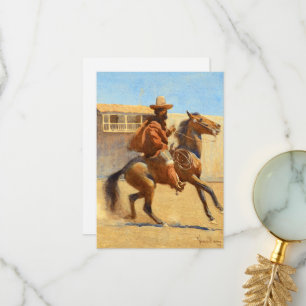 Ranchero of Old California by Maynard Dixon Thank You Card