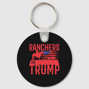 Ranchers For Trump Conservative Republican Support Key Ring