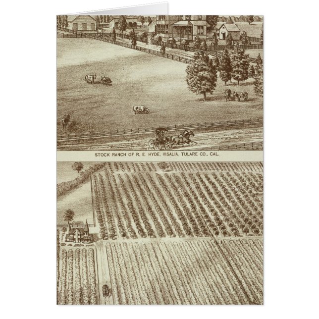 Ranches, Visalia, Tulare, Cal (Front)