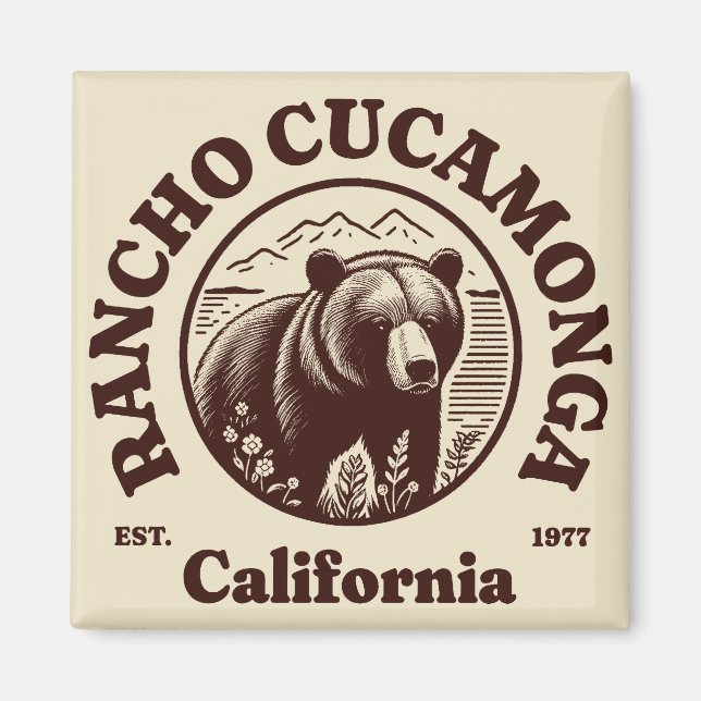 Rancho Cucamonga California Magnet (Front)