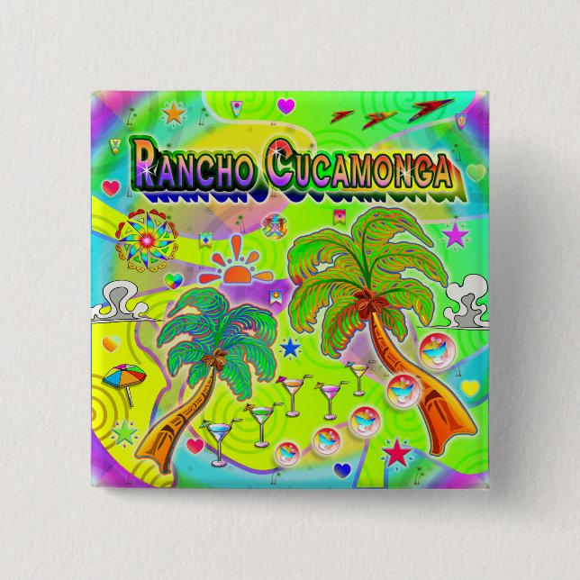 Rancho Cucamonga Mind Focus Button (Front)