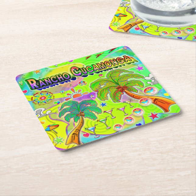 Rancho Cucamonga Mind Focus Coaster (Angled)