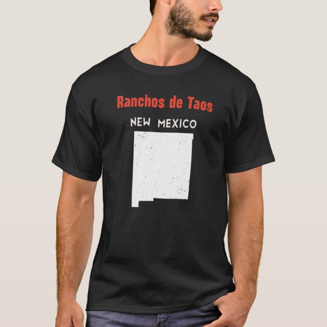 Ranchos de Taos USA State America Travel New Mexic T-Shirt (Front)