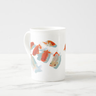 Ranchuの背の高いマグカップ Bone China Mug