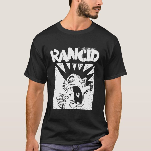Rancid Official Merchandise Microphone T-Shirt (Front)