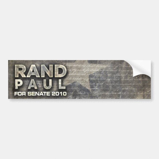 Rand Bumper Sticker (Front)
