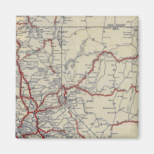 Rand McNally Junior Road Map California and Nevada Magnet