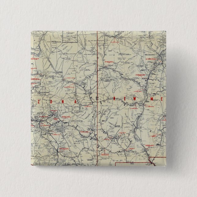 Rand McNally Official 1925 Auto Trails 15 Cm Square Badge (Front)