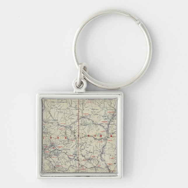 Rand McNally Official 1925 Auto Trails Key Ring (Front)