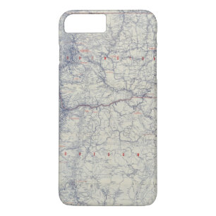 Rand McNally Official 1925 Auto Trails Map iPhone 8 Plus/7 Plus Case