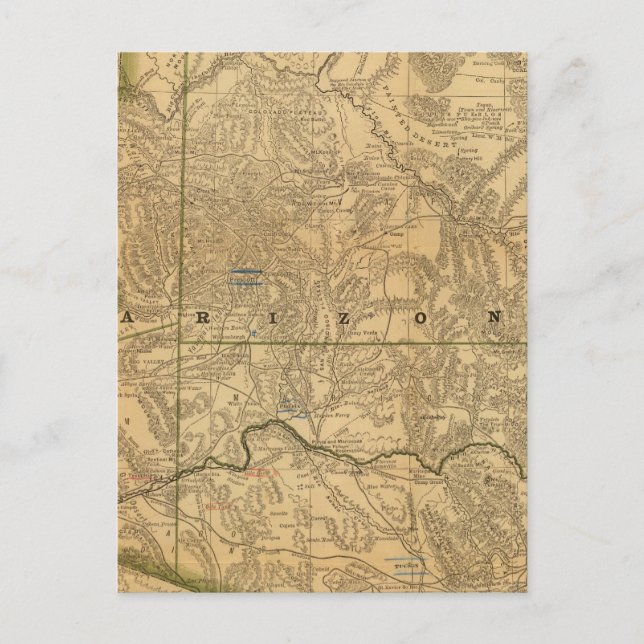 Rand McNally's Arizona Postcard (Front)