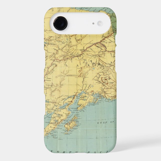 Rand McNally's Map Of Alaska Case-Mate Samsung Galaxy Case (Back)