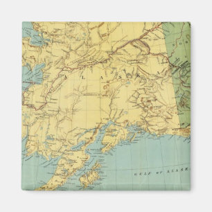 Rand McNally's Map Of Alaska Magnet