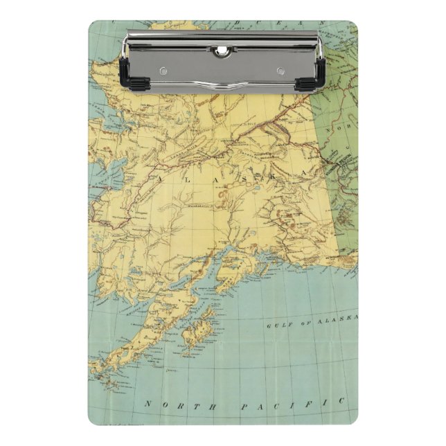 Rand McNally's Map Of Alaska Mini Clipboard (Front)
