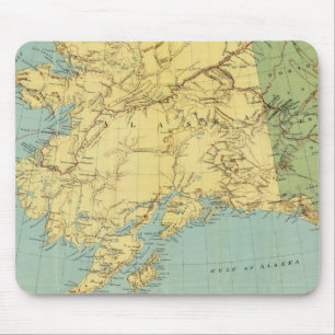 Rand McNally's Map Of Alaska Mouse Pad