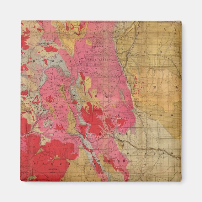 Rand McNally's new geological map Magnet (Front)