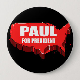 RAND PAUL 2012 10 CM ROUND BADGE