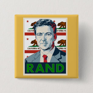 Rand Paul 2016 15 Cm Square Badge