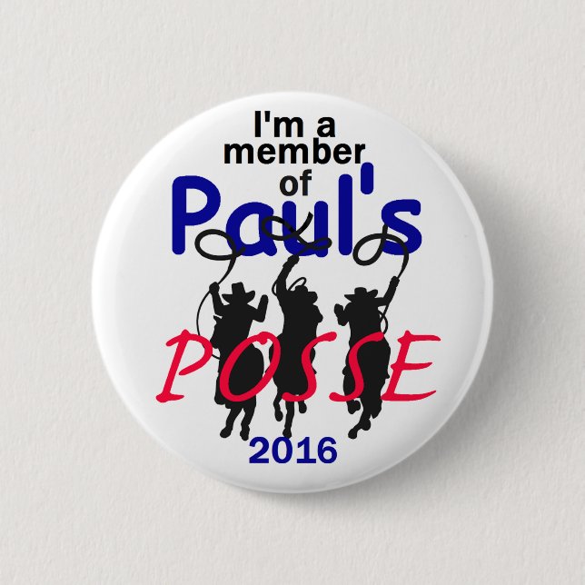 Rand Paul 2016 6 Cm Round Badge (Front)