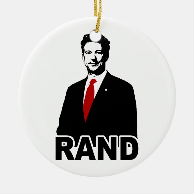 Rand Paul Ceramic Ornament (Front)