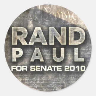 Rand Paul Classic Round Sticker