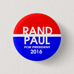 Rand Paul for President 2016 3 Cm Round Badge