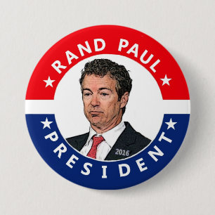 Rand Paul for President 2016 7.5 Cm Round Badge