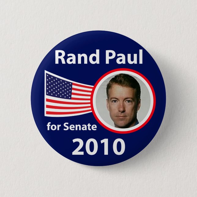 Rand Paul for Senate Button (Front)