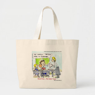 Rand Paul The Early Years Funny Large Tote Bag