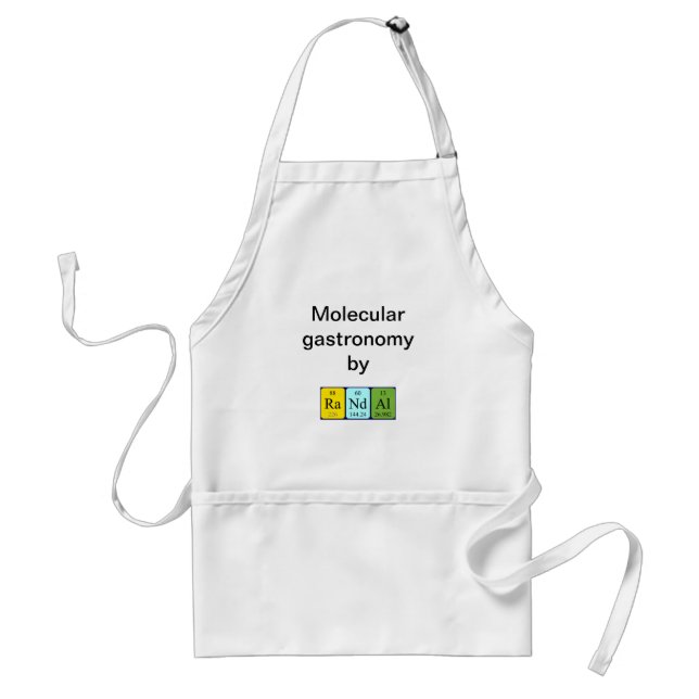Randal periodic table name apron (Front)