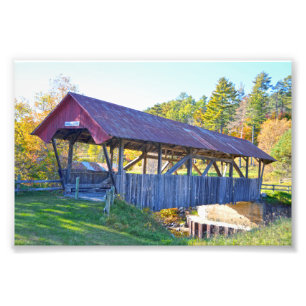 Randall Covered Bridge, Lyndonville, Vermont Photo Print