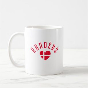 RANDERS Denmark Heart Coffee Mug
