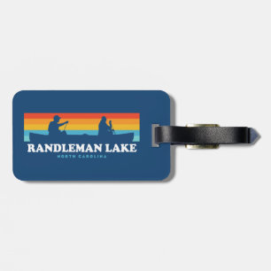 Randleman Lake North Carolina Canoe Luggage Tag