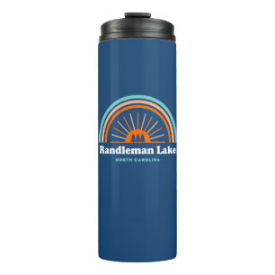 Randleman Lake North Carolina Rainbow Thermal Tumbler