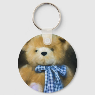 Randolph - Fuzzy Wuzzy Button Keychain