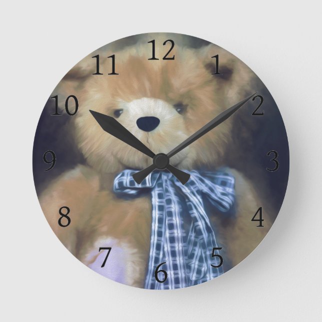 Randolph - Fuzzy Wuzzy Round Clock (Front)