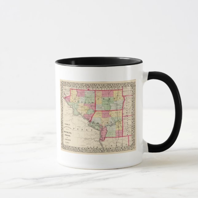 Randolph, Perry, Jackson counties Mug (Right)