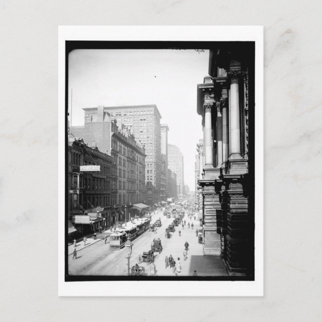 Randolph St., Chicago, Illinois Vintage Postcard (Front)
