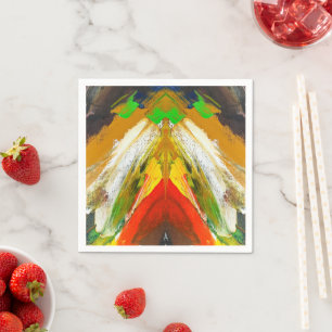 Random Abstract Brushstroke Composition by Lukian Napkin